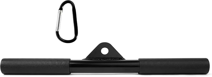 EVMT 15-Inch LAT Pulldown Attachments for Home Gym โ LAT Pull Down Bar, Cable Machine Accessories for Tricep Bar, Bicep, Back Training, Full Rotation, Heavy-Duty Strength Workout Equipment