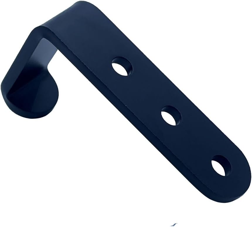 4 Pcs Heavy Duty Steel Wall J Hooks for Hanging,Garage Storage Utility Hooks Garden Tool Organizer, Wall Mount Hooks, Small U Hooks,Black (M)