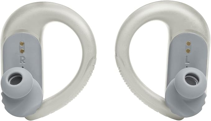 JBL Endurance Peak 3 - Dust and Water Proof (IP68) True Wireless Active Earbuds, Pure Bass Sound, Up to 50 Total Hours of Playback with Speed Charge, Ambient Aware & Talk Thru (White)