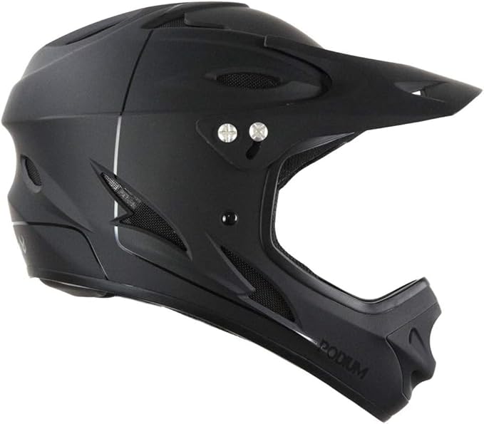 DEMON UNITED Podium Full Face Mountain Bike Helmet Black Includes MIPS Technology