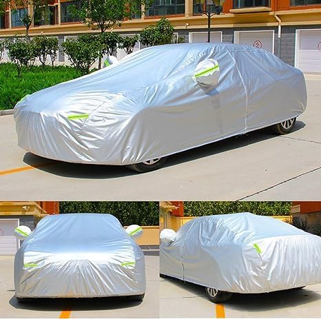 KouKou Oxford Waterproof SUV Car Cover Suitable for Dodge Journey from 2008 to 2011, Windproof All Weather Waterproof Outdoor Cover Sun Rain UV Dust Snow Protection.