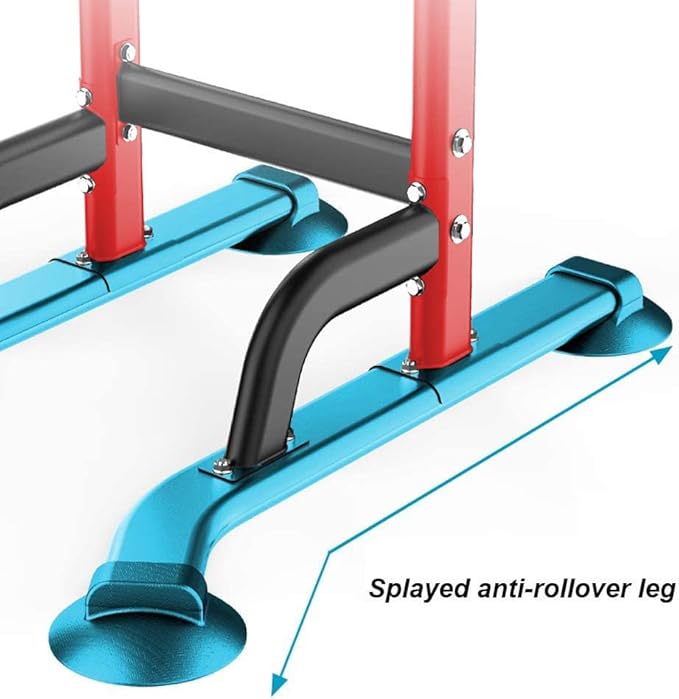 SogesHome Power Tower Pull Up Bar and Dip Station Adjustable Height Dip Stand Multi-Functional Strength Training Fitness Workout Station