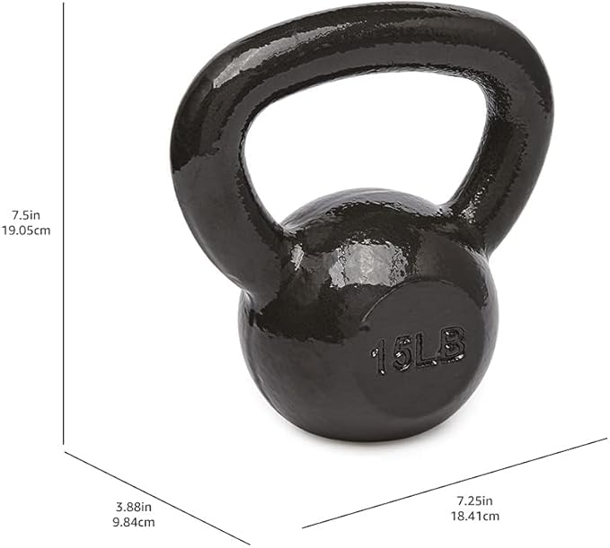 Amazon Basics Cast Iron Kettlebell