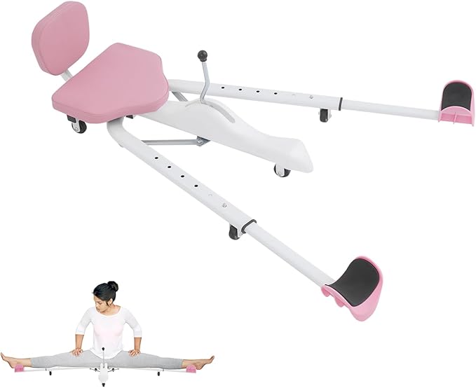 YIYIBYUS Leg Stretcher, 330LBS Splits Machine for Flexibility Kids Adults, Heavy Duty Steel Frame Leg Stretching Training Machine for Home Gym