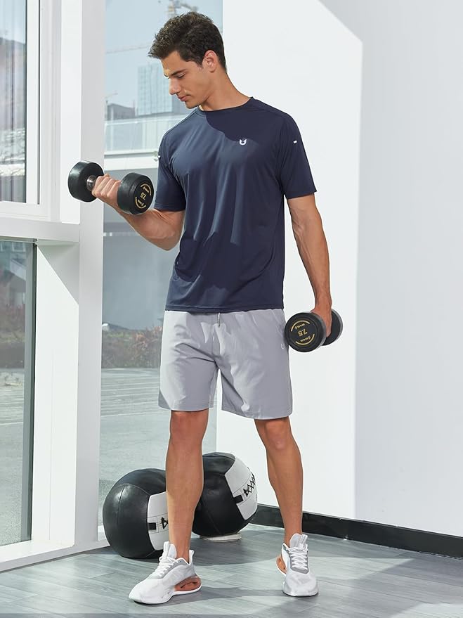 NORTHYARD Men's Athletic Running T-Shirts Quick Dry Workout Shirts Short-Sleeve Sports Gym Tee Tops Performance Activewear