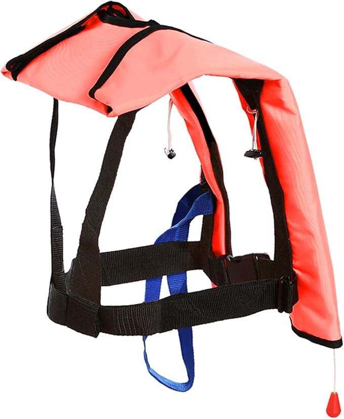 Manual Inflatable Life Jacket|Life Vest for Adults|PFD Low Profile|Supports up to 330 lbs(YSH700)