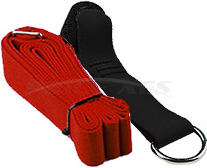 Adjustable Leg Stretcher Lengthen Ballet Stretch Band - Easy Install on Door Flexibility Stretching Leg Strap Great Cheer Dance Gymnastics Trainer Stretching Equipment Taekwondo Training