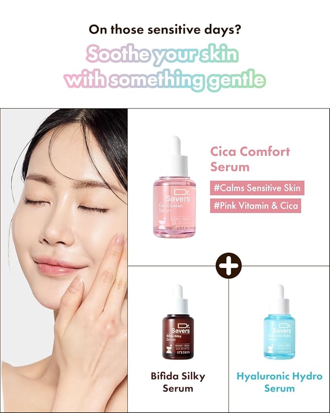 IT’S SKIN Dr.Savers Bifida Silky Serum 1.01 fl.oz, Skin Barrier Repair Serum, Bifida Complex, Multi Peptide Ampoule, Smooth Texture, Supple Moisturizer for Sensitive or Dry Skin, Korean Skincare