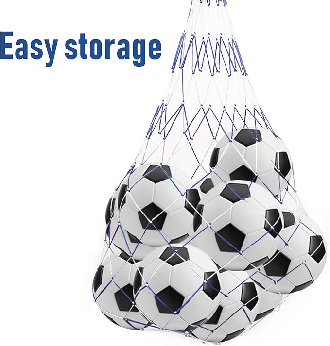 6 Pack Classic Soccer Balls Size 5/4/3 Includes Ball Pump and Net Bag,Soccer Training Ball Practice for Kids and Adults,Competition Soccer for Indoor Outdoor