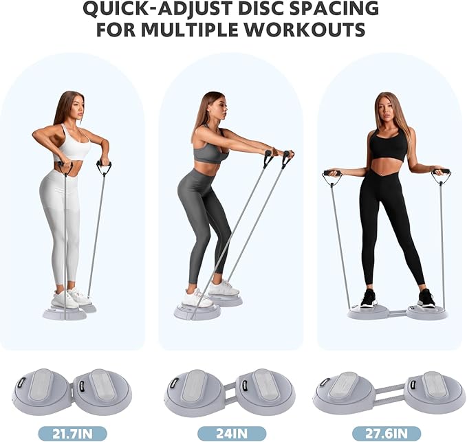 Waist Twisting Machine with Counter, Adjustable Waist Twister Board for Women Belly Fat, Twist Board for Exercise, Ab Twister Board Twist Exercise Machine
