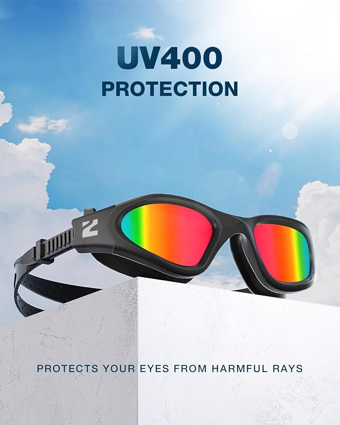 ZIONOR Swim Goggles, G1 SE Swimming Goggles Anti-fog for Adult Men Women