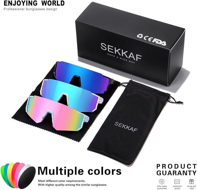 Youth Baseball Sunglasses Kids Sports Sunglasses for Boys Girls Softball Cycling Glasses UV400 Protection