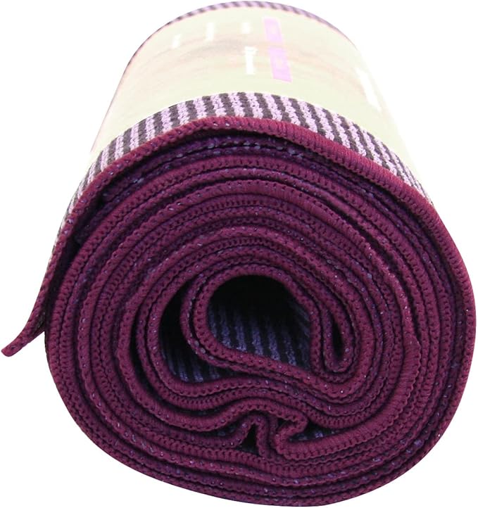 Hugger Mugger Yoga Towel - Ultraviolet - Soft, Absorbent, Fast Drying, Non-Slip Backing, use by iteself or Over a Yoga mat, hot Yoga, Helps with Slippery Hands and feet