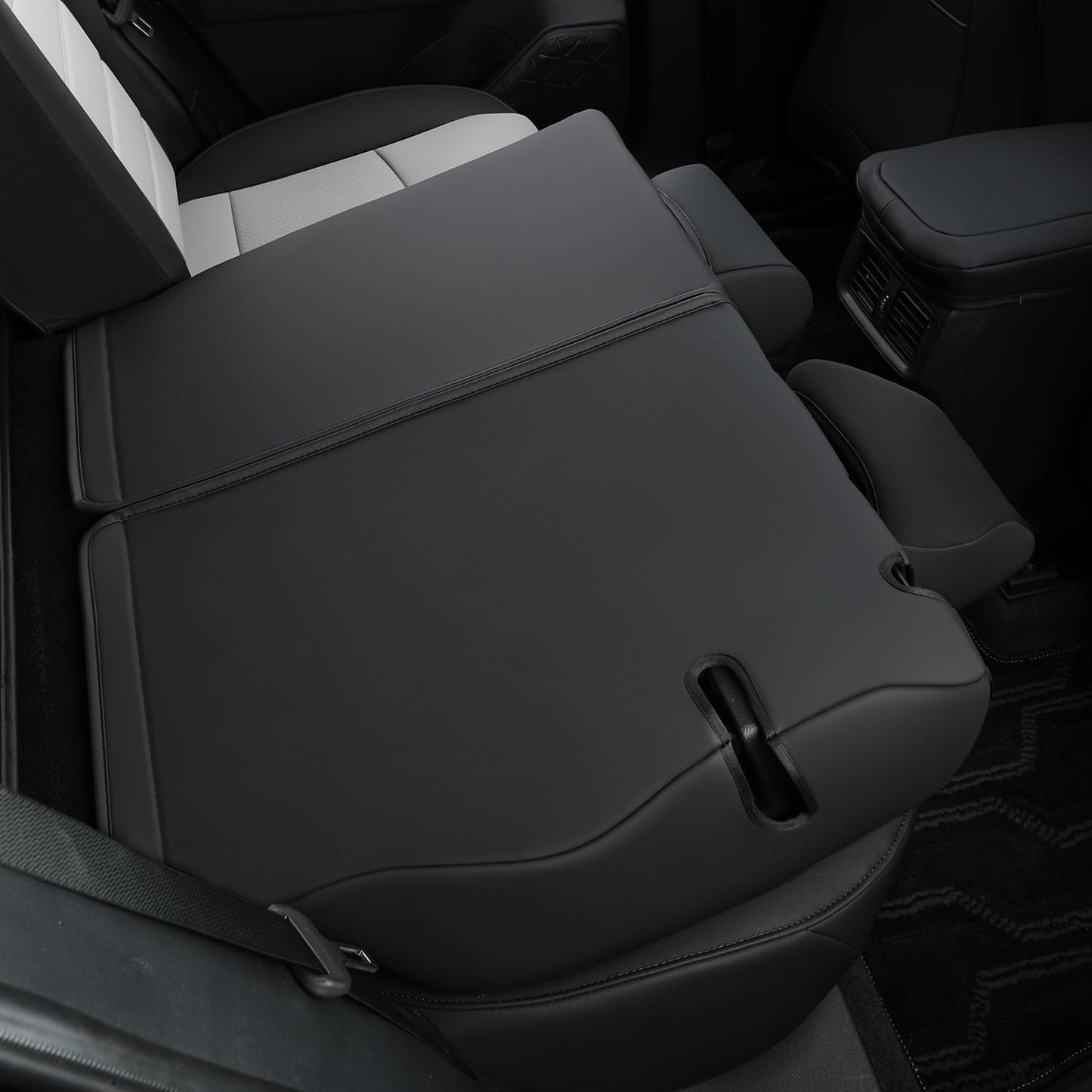 RISINGSTAR Rav4 Seat Covers, fit 2019-2025 Toyota Rav4 XLE LE XLE Premium Limited Base SUV, not for Adventure and TRD-Off(Black&Gray)