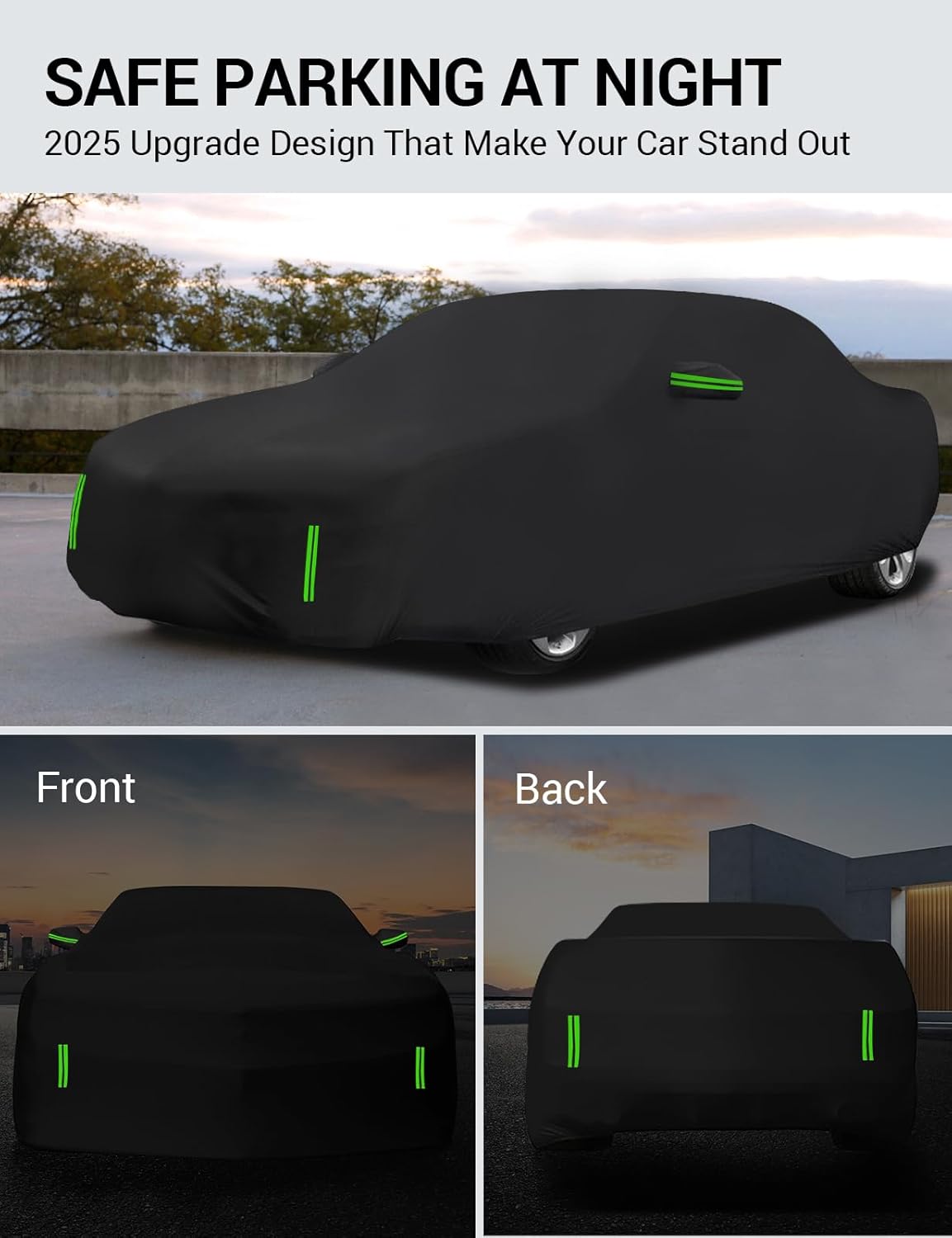 Proadsy 2025 Upgrade 6 Layers Car Cover Compatible with Nissan Altima 1998-2024 2025 Windproof All Weather Waterproof Sun Rain UV Dust Snow Protection Outdoor Full Covers