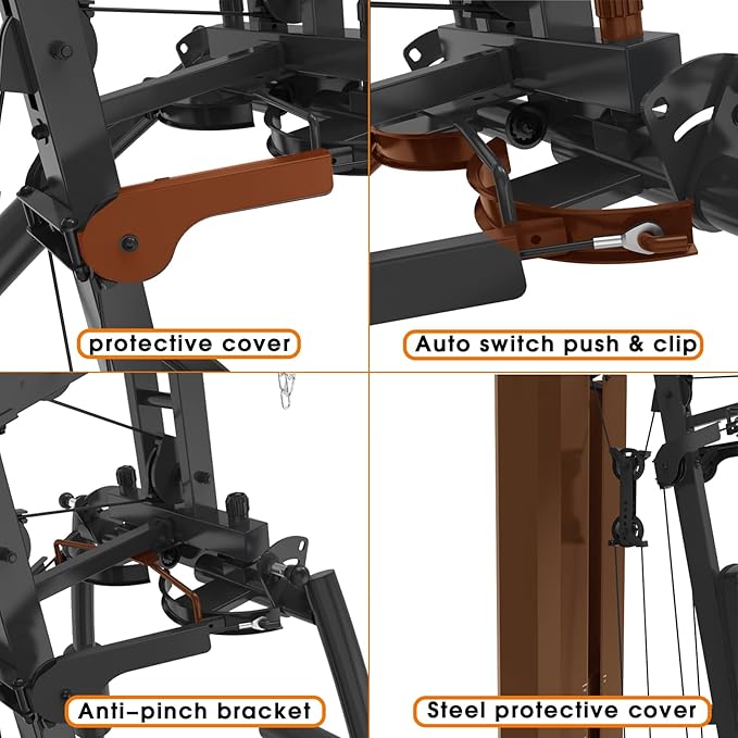 SincMill Home Gym Multifunctional Full Body Workout Equipment for Home Exercise Fitness