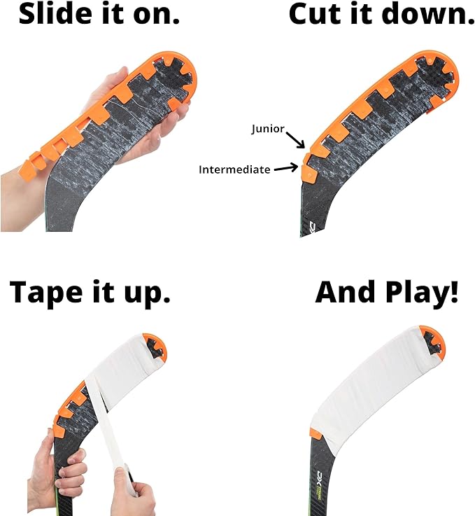 TOP SHELF - Hockey Stick Blade Protector Wrap Street Hockey Stick Set - Off Ice Training Equipment - Sauce Kit - 2 Pack