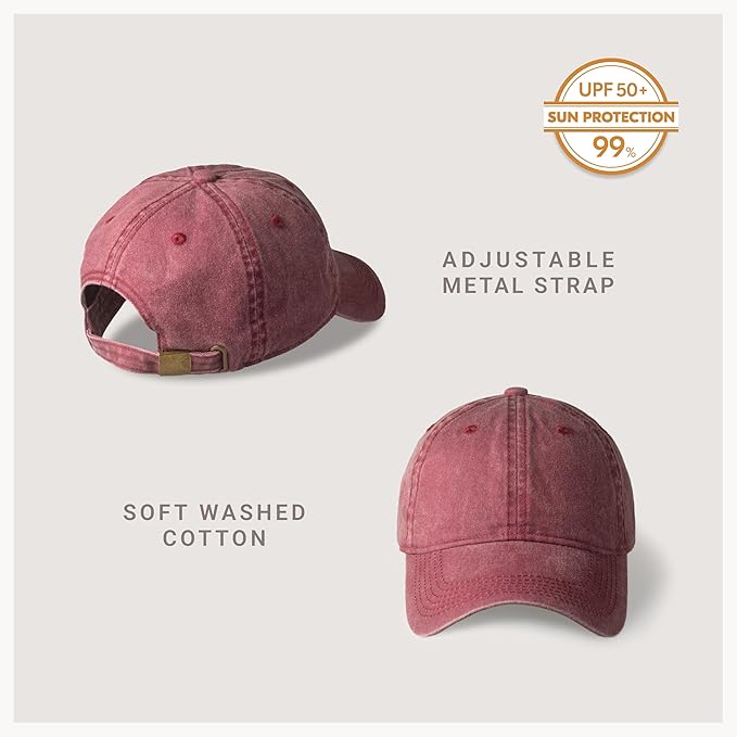 CHOK.LIDS Everyday Premium Dad Hat Unisex Cotton Baseball Cap for Men and Women Adjustable Lightweight Polo Style Curved Brim