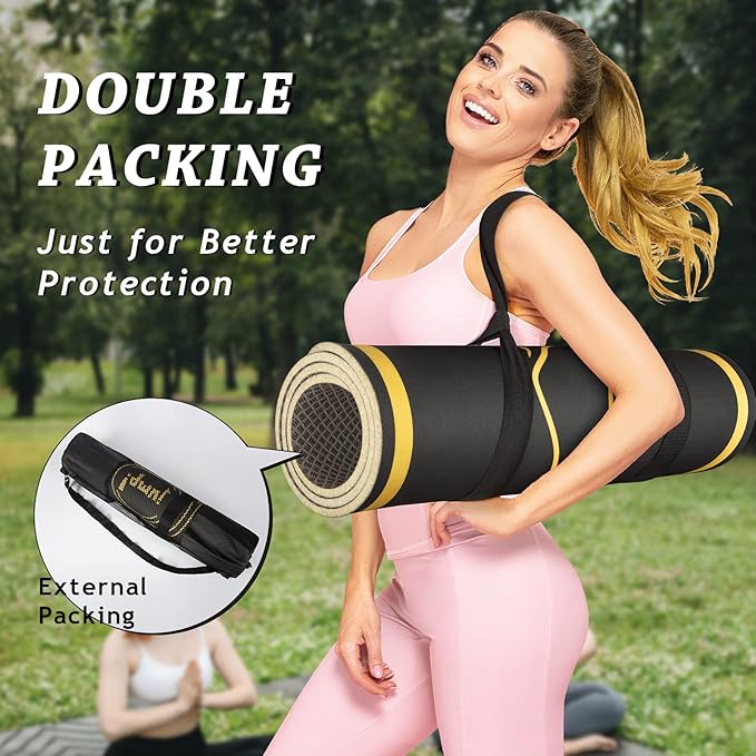 Jump Rope Mat 63"x27" Exercise Fitness, Non-Slip Indoor Outdoor Crossrope Mat, 6mm Thick High-Density Workout Jumping Pad for Home Gym Flooring and Concrete