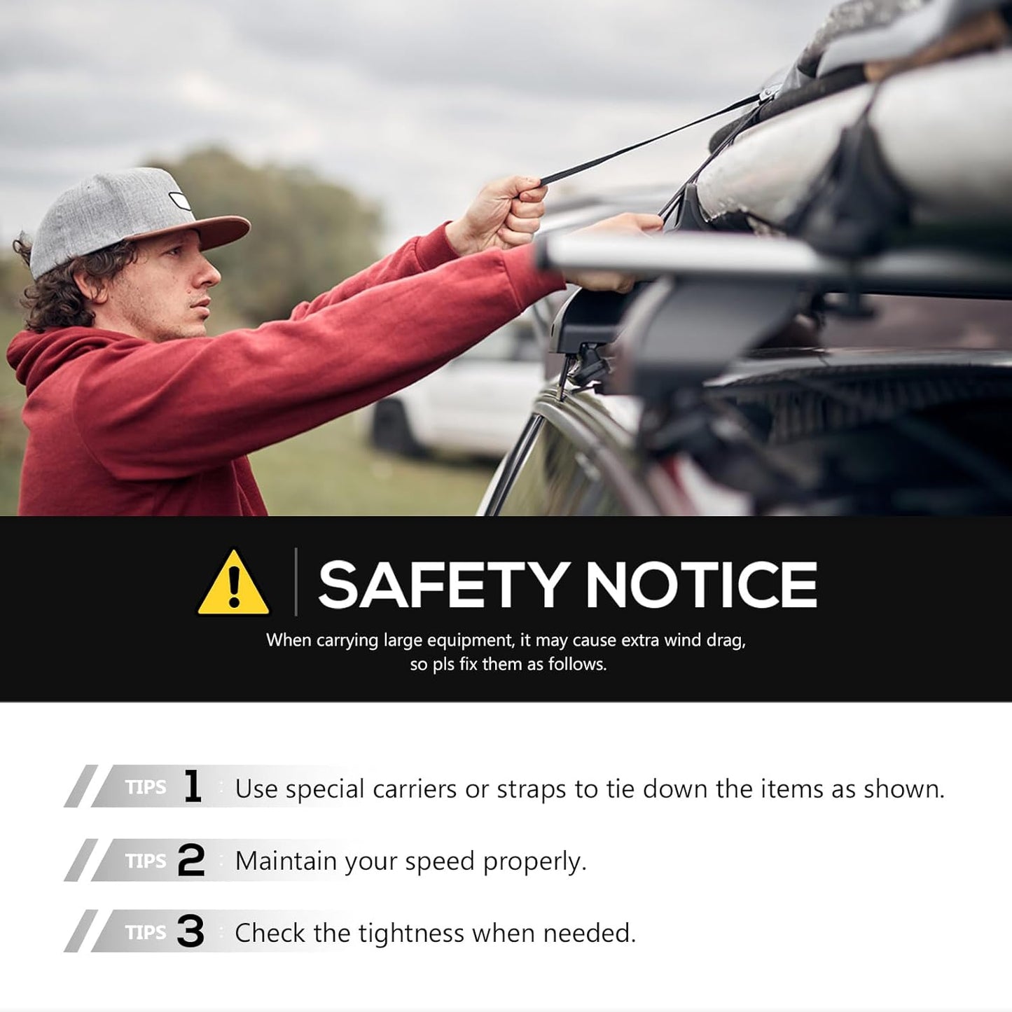 Roof Rack Cargo Basket with 4PCS LED Light Bar Compatible for 1997-2006 Jeep Wrangler TJ 2 Doors Hardtop, Luggage Racks Rooftop Storage Carrier (Black)