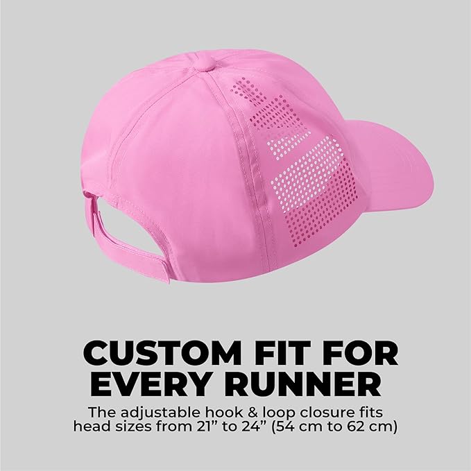 Tough Headwear Baseball Running Cap - Lightweight Quick-Drying Athletic Hat for Men & Women - Sweat-Wicking