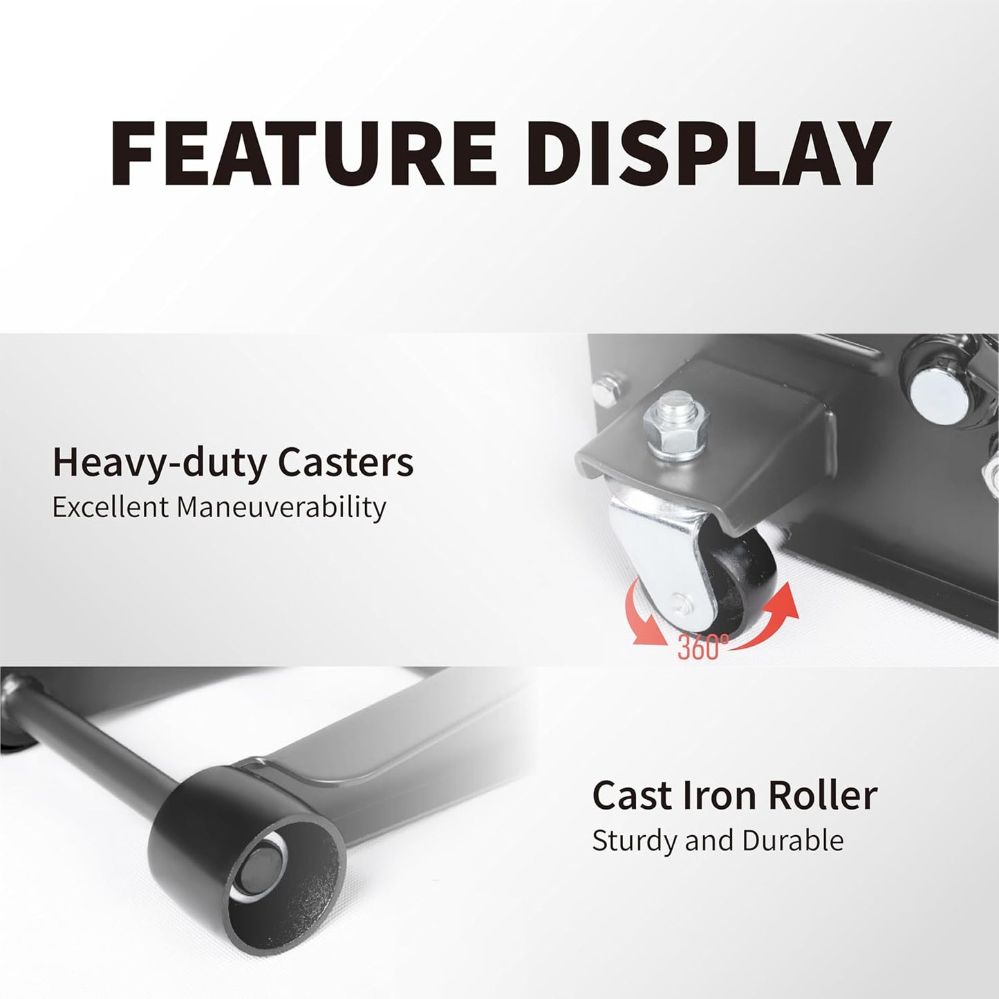 3-Ton (6600lbs) Low Profile Hydraulic Heavy-Duty Steel Floor Jack with Dual Pistons Quick Lift Pump, Home and Workshop Car Maintenance for Various Vehicles (Orange, 3 Ton Low Profile)