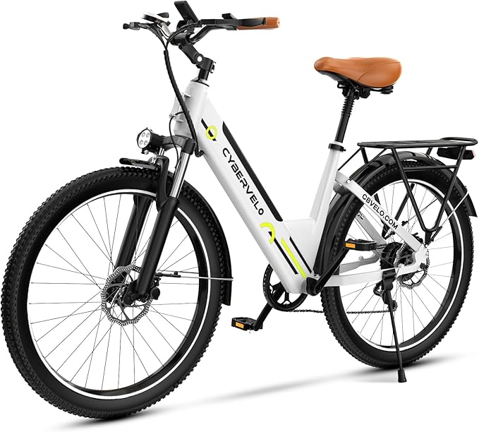 DriftGod 26" Electric Bike for Adults β Powerful 1000W Motor, 48V Removable Battery, 7-Speed, Front Suspension & LCD Display β Commuter and Mountain EBike for Women