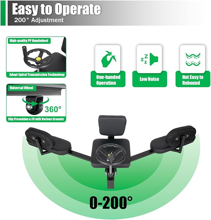 YIYIBYUS Leg Stretcher, 220LBS Splits Machine for Flexibility Kids Adults, Heavy Duty Steel Frame Leg Stretching Training Machine for Home Gym