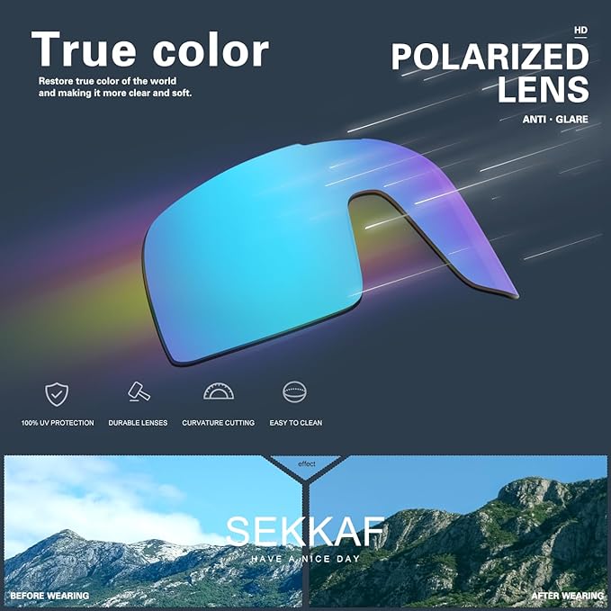 Polarized Sports Sunglasses for Men and Women Cycling Glasses UV Protection Goggles for Mountain Bike Running Fishing