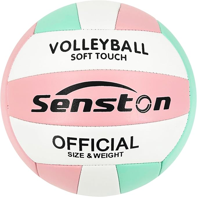 Senston Volleyball Official Size 5 - Waterproof Indoor/Outdoor Soft Volleyball for Kids Youth Adults,Beach Play, Game,Gym,Training