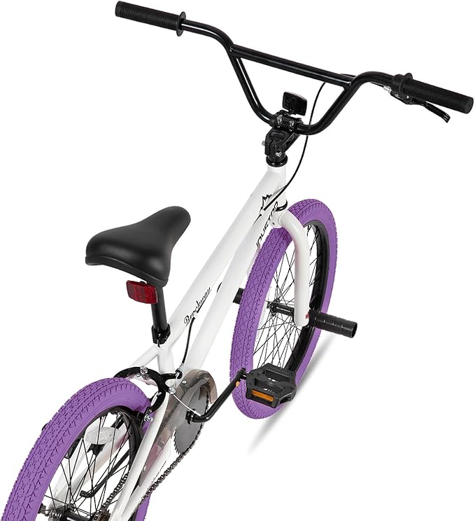 JOYSTAR Brockway Freestyle Kids BMX Bikes 20" 24" Kids Bicycles for 6-14 Years Old Boys Girls and Beginner-Level Riders 2 Pegs Multiple Colors