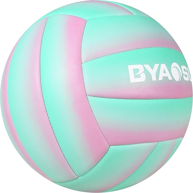 Soft Official Volleyball for Indoor Outdoor Beach, Size 5 Training Volleyball for Beginner Teenager Adult…