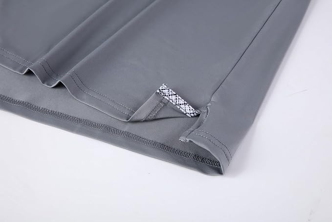 Alex Vando Mens Golf Shirt Moisture Wicking Quick-Dry Solid Short Sleeve Polo Shirts for Men