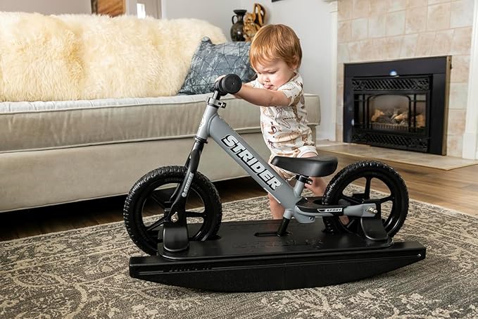 Strider 12” - Helps Teach Baby How to Ride a Balance Bicycle - for Kids 6 Months to 4 Years - Easy Assembly & Adjustments