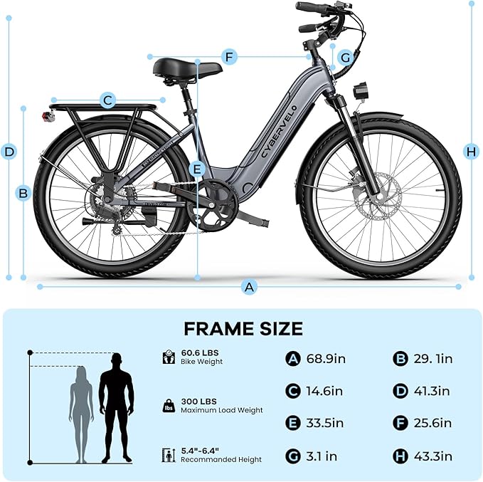 DriftGod 26" Electric Bike for Adults β Powerful 1000W Motor, 48V Removable Battery, 7-Speed, Front Suspension & LCD Display β Commuter and Mountain EBike for Women
