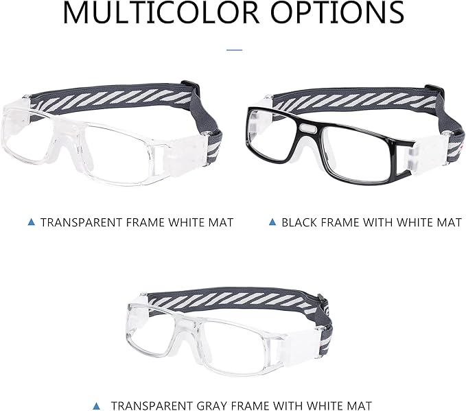 Men Basketball Glasses.Soccer Football Sport Protective Eyewear Safety Goggles,Sports Glasses For Replaceable Lens