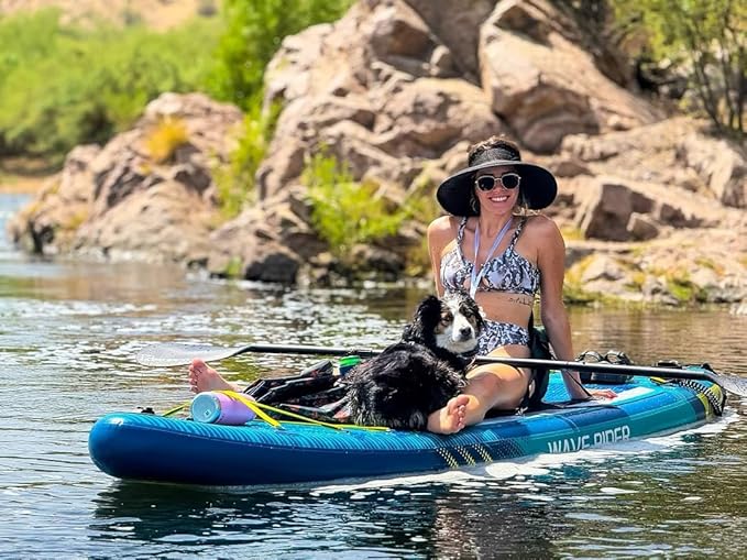 11'6"/11'/10' Inflatable Paddle Board with Complete Accessories, Versatile Premium Paddle Boards for Adults/Youth, Stand Up Paddle Board Polar/Wave/Sunny Wave Collection