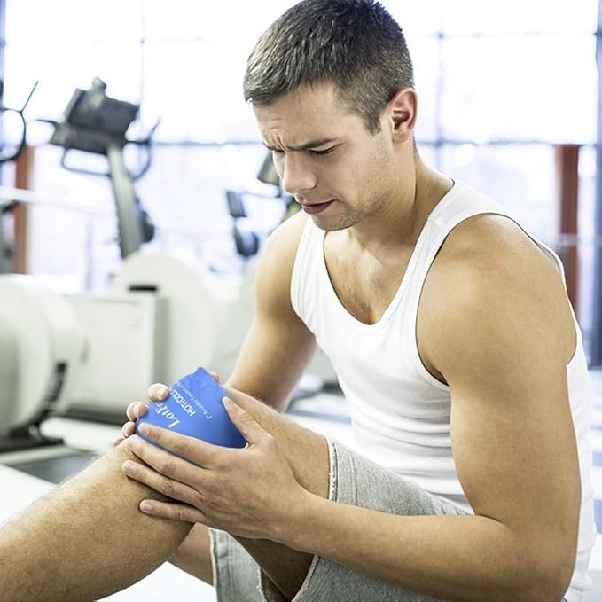 LotFancy Ice Pack for Injuries, Pack of 2, FSA HSA Eligible, Reusable Hot Cold Pack for Therapy, Cooling or Heating Pad for First Aid, Back Shoulder Neck Head Feet Pain Relief, 11 x 5 Inches