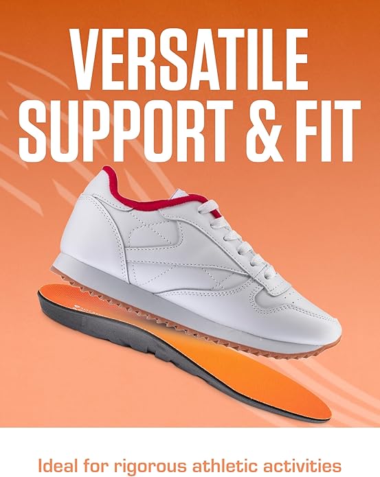 Sof Sole Insoles Men's ATHLETE Performance Full-Length Gel Shoe Insert