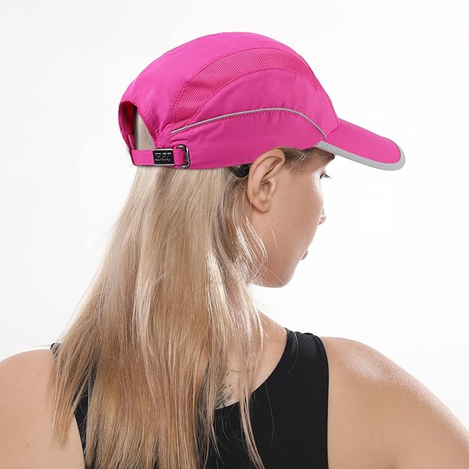 Running Hat Mesh Sports Cap Lightweight Quick Drying Runner Cap for Men Women