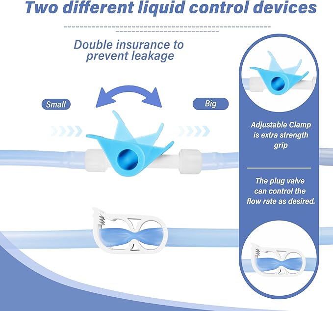 TopQuaFocus Douche Bag kit Home Coffee Enemas with 6.5FT Silicone Tube Portable Enema Bag for Men Women Colon Cleansing Flushing for Colonic Cleanse