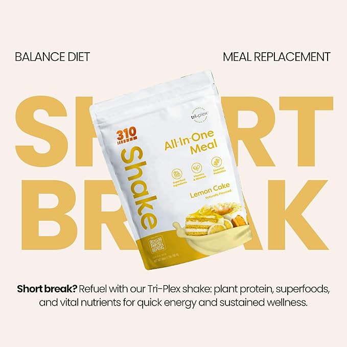 310 Hydrate Lemon Cake Electrolytes Powder-No Sugar Hydration Packets with Key Vitamins & Minerals-Keto Friendly-Tasty Sugar Free Electrolyte Drink -14 servings per container, serving size 28.3grams.