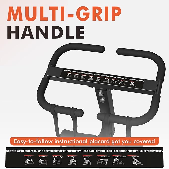 GMWD Stretch Machine, Full Body Stretching Equipment for Flexibility Training, Adjustable Leg Stretcher Machine, Lower Back Stretcher, Flexibility Trainer for Home Gym, Improve Mobility & Posture