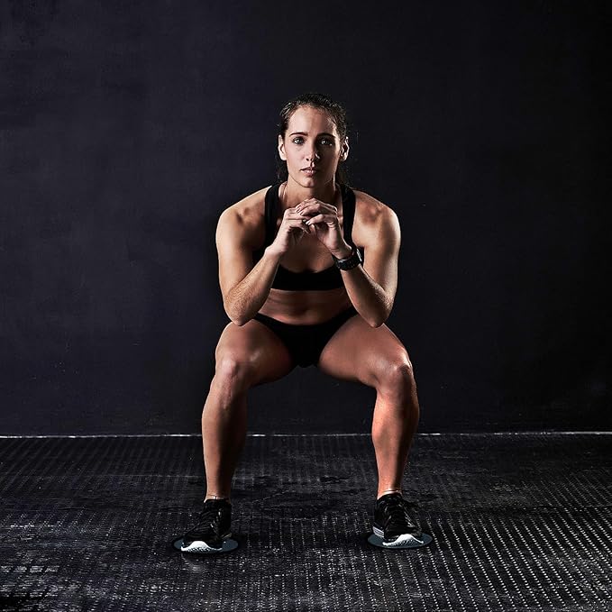 Exercise Core Sliders, Dual Sided Exercise Gliding Discs Use on Carpet or Hardwood Floors, Light and Portable, Perfect for Abdominal&Core Workouts