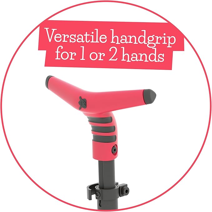 Chillafish Skatieskootie Customizable Training Skateboard and Lean-to-Steer Scooter with Detachable Stability Handlebar, Ages 3+