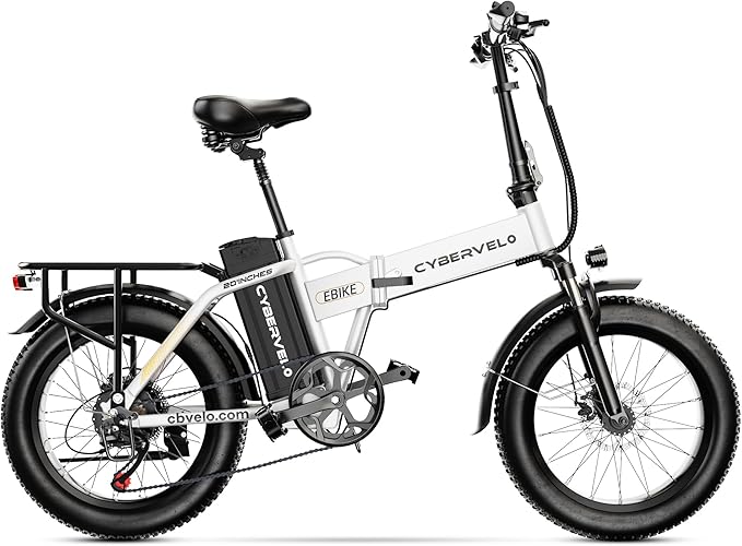 DriftGod Folding Electric Bike for Adults β 1000W Motor, 20"x3" Fat Tire, 48V Removable Battery, All-Terrain E-Bike with 7-Speed, Front Suspension β Powerful Foldable Ebike for Commuter