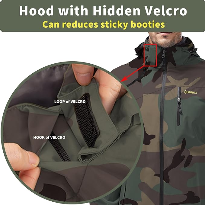 Mens Lightweight Waterproof Jacket Windproof Rain Hooded jackets for Running Hiking Cycling Travel M-7XL