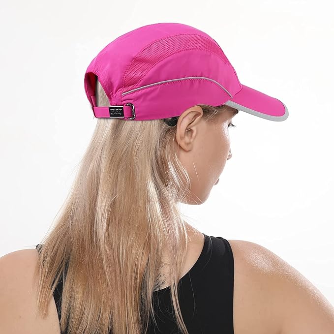Running Hat Mesh Sports Cap Lightweight Quick Drying Runner Cap for Men Women