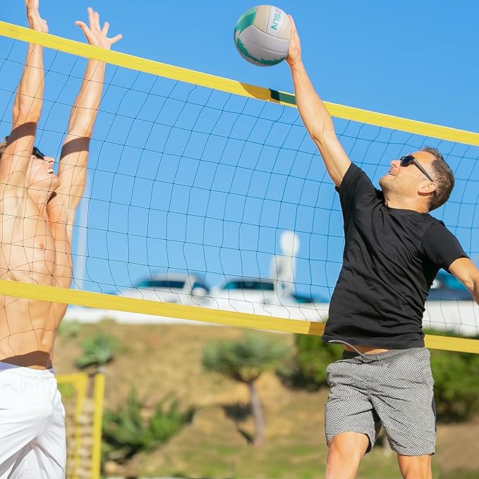 Soft Official Volleyball for Indoor Outdoor Beach, Size 5 Training Volleyball for Beginner Teenager Adult…