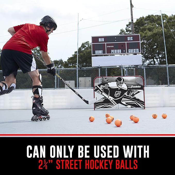 Franklin Sports NHL Street Hockey Goalie Shooting Target - Shooter Tutor Hockey Goal Practice Target - Street Hockey Net Goalie Target - Easy Attach Targe